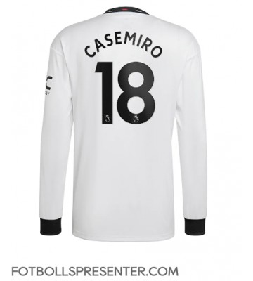 Manchester United Casemiro #18 Borta Matchtröja 2022-23 Långärmad